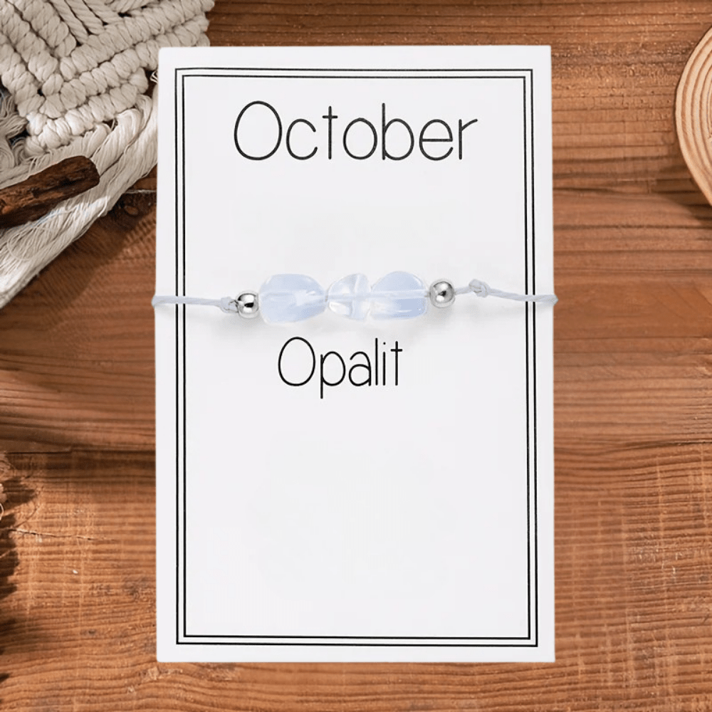 Birthstone necklace gift set featuring an elegant crystal pendant and a heartfelt message card, perfect for special occasions and personalized gifting. 9