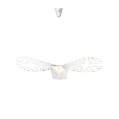 Black pendant lamp featuring a unique hat shape design, crafted from durable polyurethane and fiberglass, perfect for modern home decor. 8
