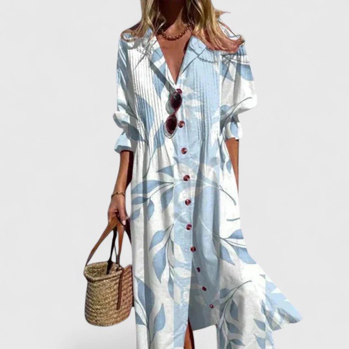 Boho dress for women featuring a flattering fit and vibrant patterns, perfect lightweight summer sundress for casual outings and warm weather. 1