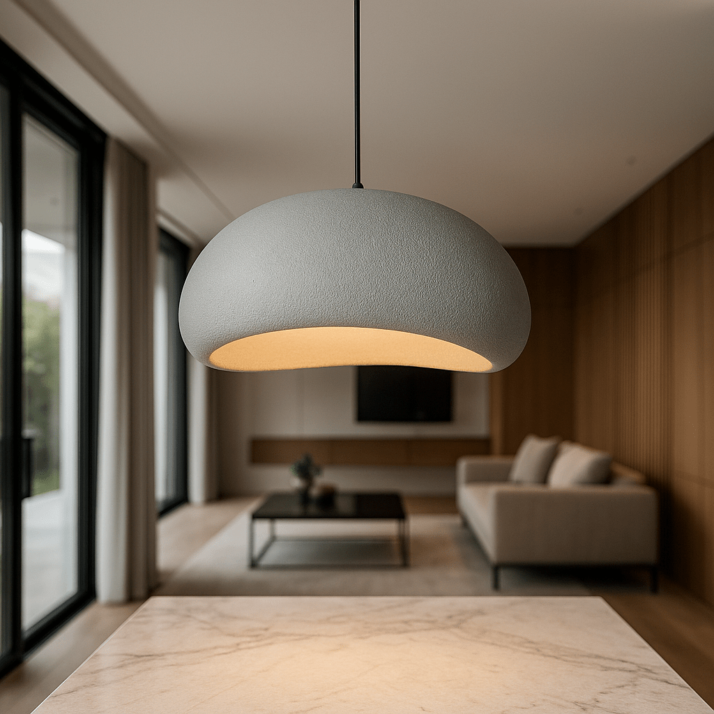Bordeaux Table Lamp featuring a textured surface, showcasing an elegant modern design perfect for enhancing bedroom or living room decor. 9