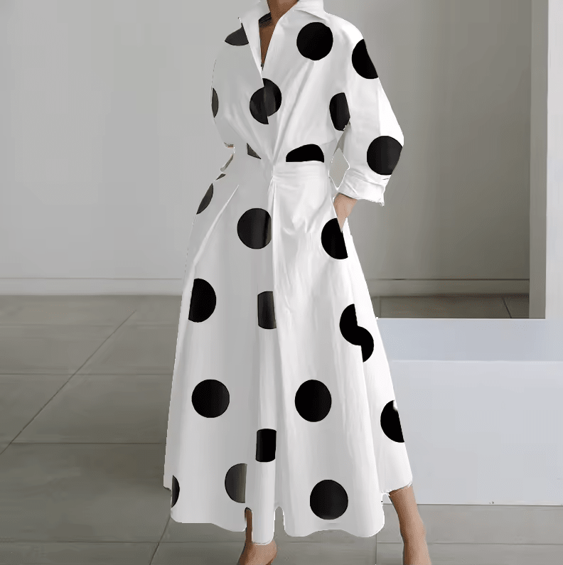 Button-Down Shirt Dress with Cinched Waist – Classic Design for Women – Versatile White Linen Shirt Dress 5