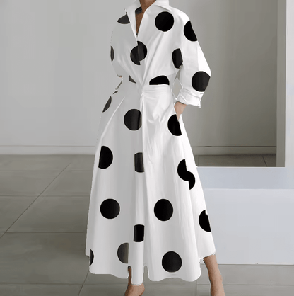 Button-Down Shirt Dress with Cinched Waist – Classic Design for Women – Versatile White Linen Shirt Dress 5