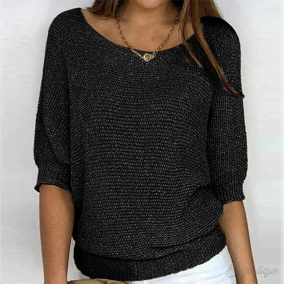 Cable Knit Sweater for Women with Soft Knit Fabric – Elegant Versatile Design for All Seasons 4