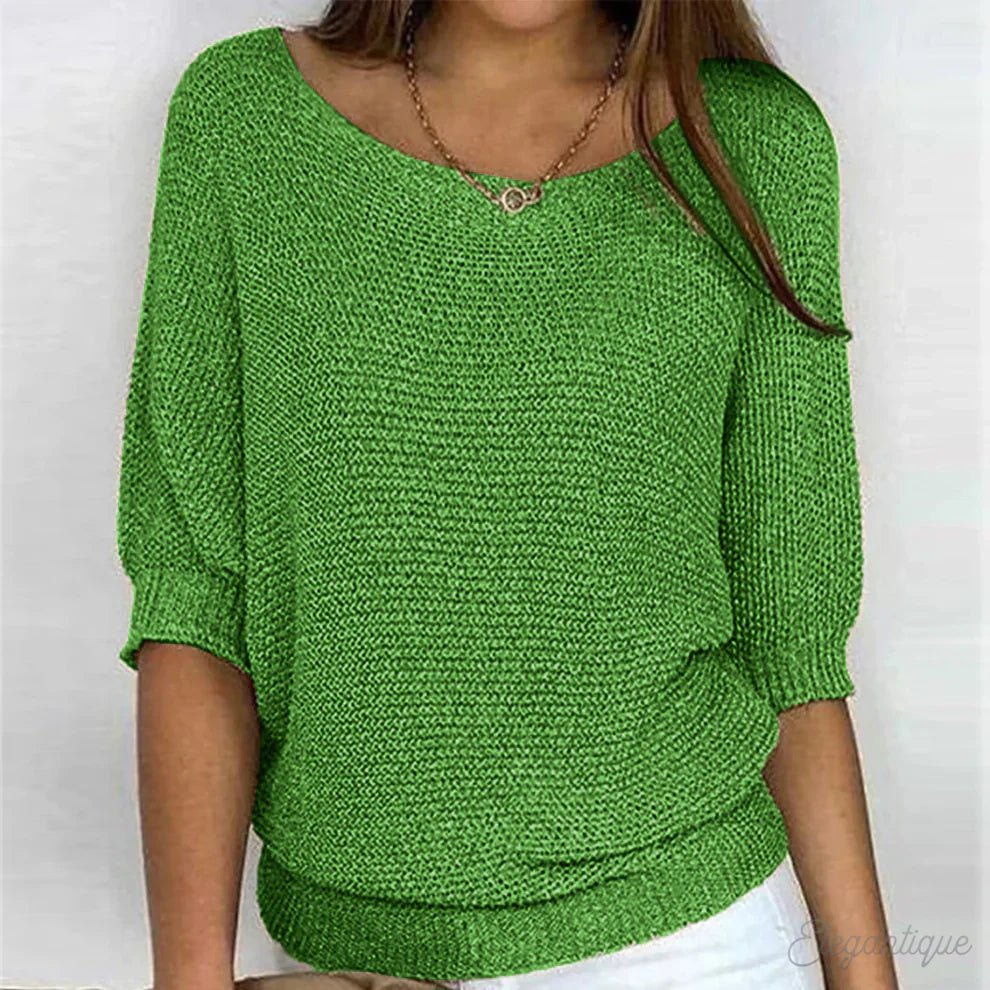 Cable Knit Sweater for Women with Soft Knit Fabric – Elegant Versatile Design for All Seasons 3
