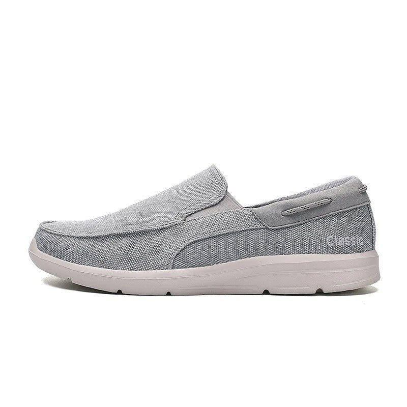 Lightweight women's canvas loafers featuring a breathable upper and flexible sole, perfect for casual wear and easy slip-on style. 7
