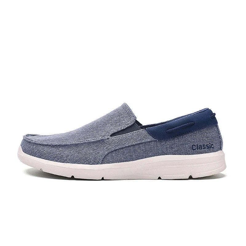 Lightweight women's canvas loafers featuring a breathable upper and flexible sole, perfect for casual wear and easy slip-on style. 6