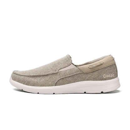 Lightweight women's canvas loafers featuring a breathable upper and flexible sole, perfect for casual wear and easy slip-on style. 5