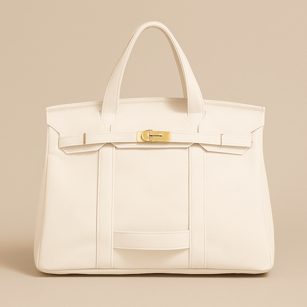 Durable canvas tote bag with reinforced steel details, stylish design, and spacious dimensions of 40x30x20 cm, perfect for shopping and everyday 8
