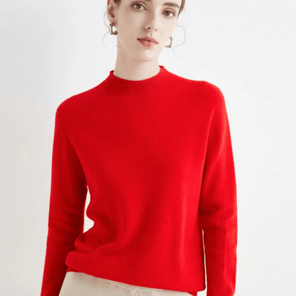 Cashmere silk sweater in a lightweight knit design, perfect for versatile layering in any wardrobe. 8