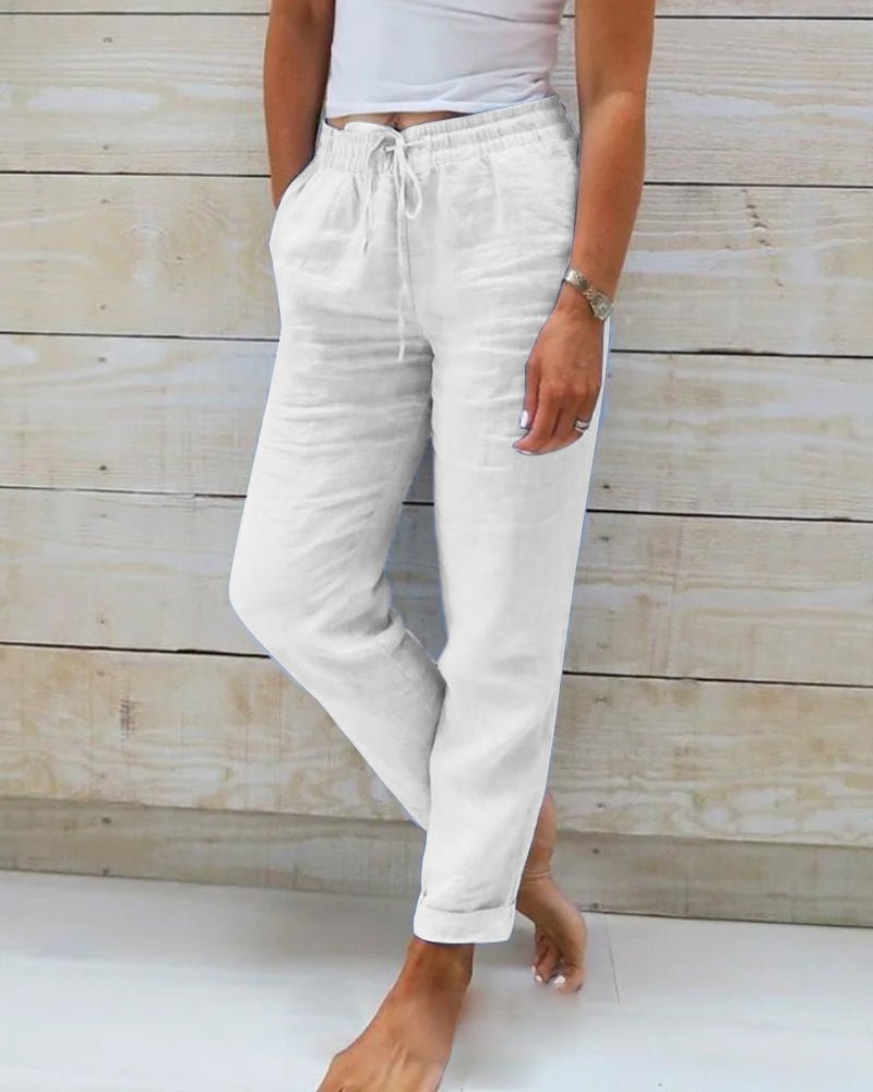Casual Pants for Women with Elastic Waistband – Timeless Design for Everyday Comfort 5