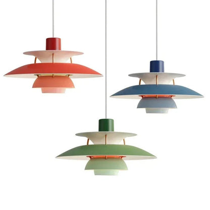 Scandinavian design ceiling lamp featuring a modern flush mount style, perfect for dining rooms, made from durable metal alloy. 1