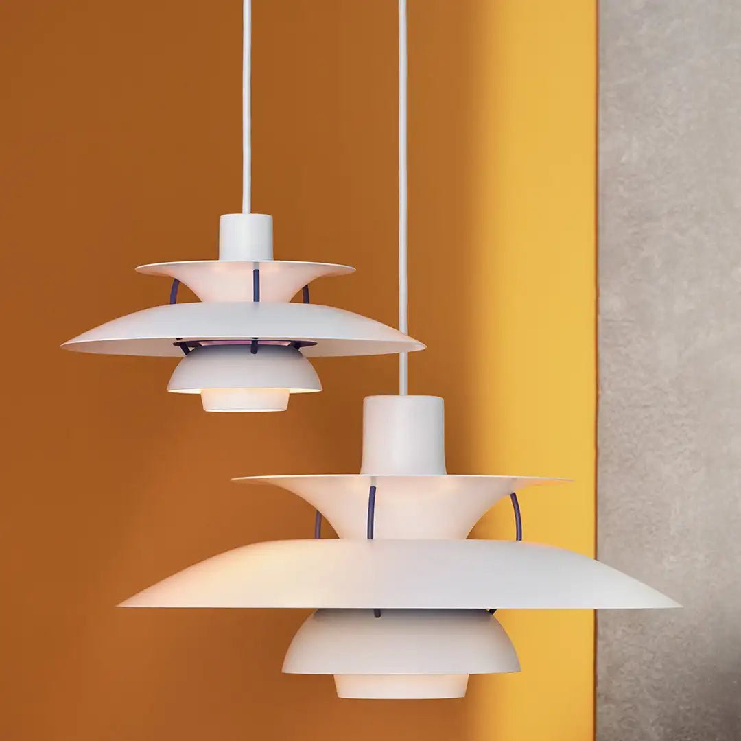 Scandinavian design ceiling lamp featuring a modern flush mount style, perfect for dining rooms, made from durable metal alloy. 3
