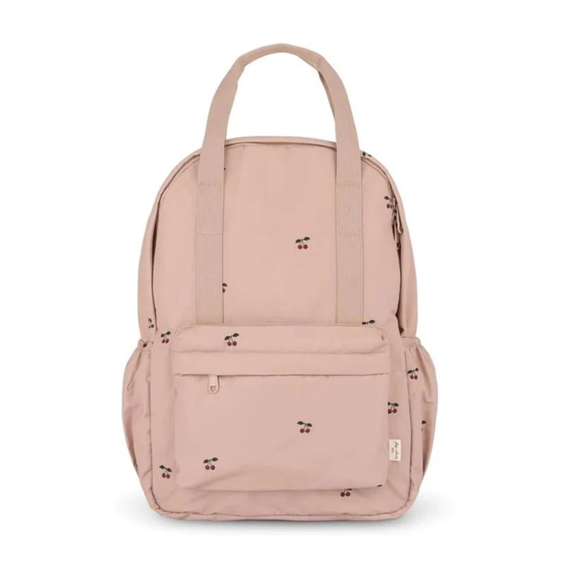 Children's backpack made from durable polyester featuring a stylish multi-colored plaid design, lightweight construction, and ergonomic shape for comfort. 0