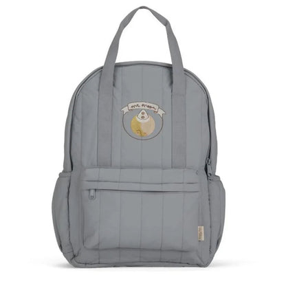 Children's backpack made from durable polyester featuring a stylish multi-colored plaid design, lightweight construction, and ergonomic shape for comfort. 8