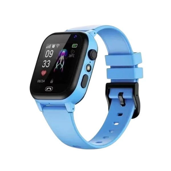 Children's GPS smartwatch featuring video calling, activity monitoring, and an IP67 splashproof design, ideal for keeping kids safe and connected. 0