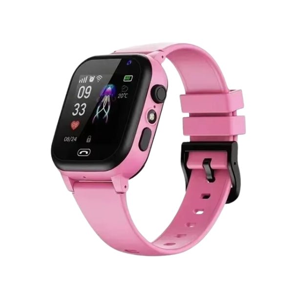 Children's GPS smartwatch featuring video calling, activity monitoring, and an IP67 splashproof design, ideal for keeping kids safe and connected. 3