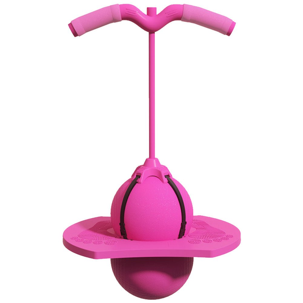 Children's Jumping Ball with Handle, featuring a durable PVC frog design, 66cm size ideal for enhancing balance and coordination in kids. 3