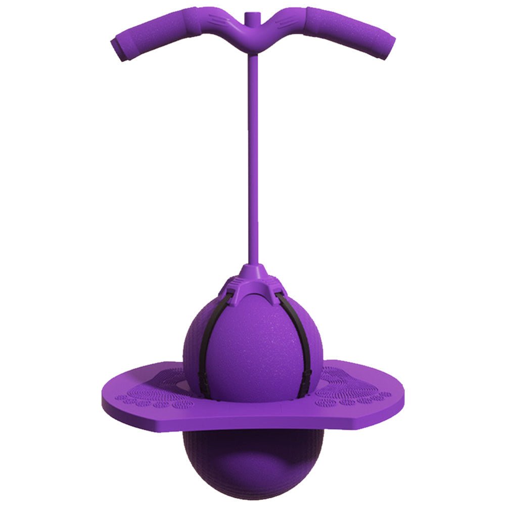 Children's Jumping Ball with Handle, featuring a durable PVC frog design, 66cm size ideal for enhancing balance and coordination in kids. 0