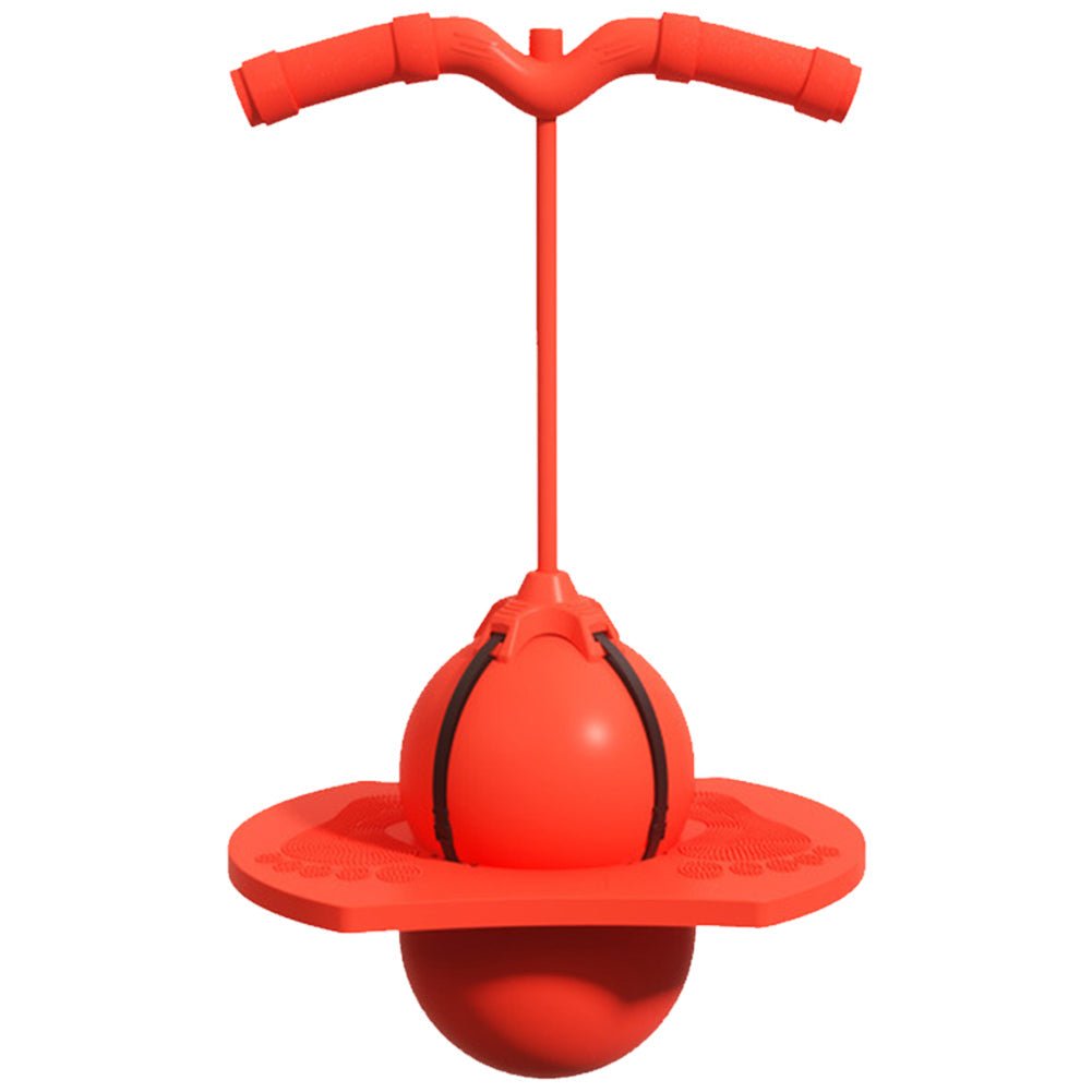 Children's Jumping Ball with Handle, featuring a durable PVC frog design, 66cm size ideal for enhancing balance and coordination in kids. 4