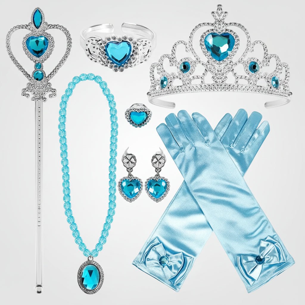 Children's Princess Costume Dress for Halloween and Cosplay featuring a magical design, available in multiple sizes for little girls. 2