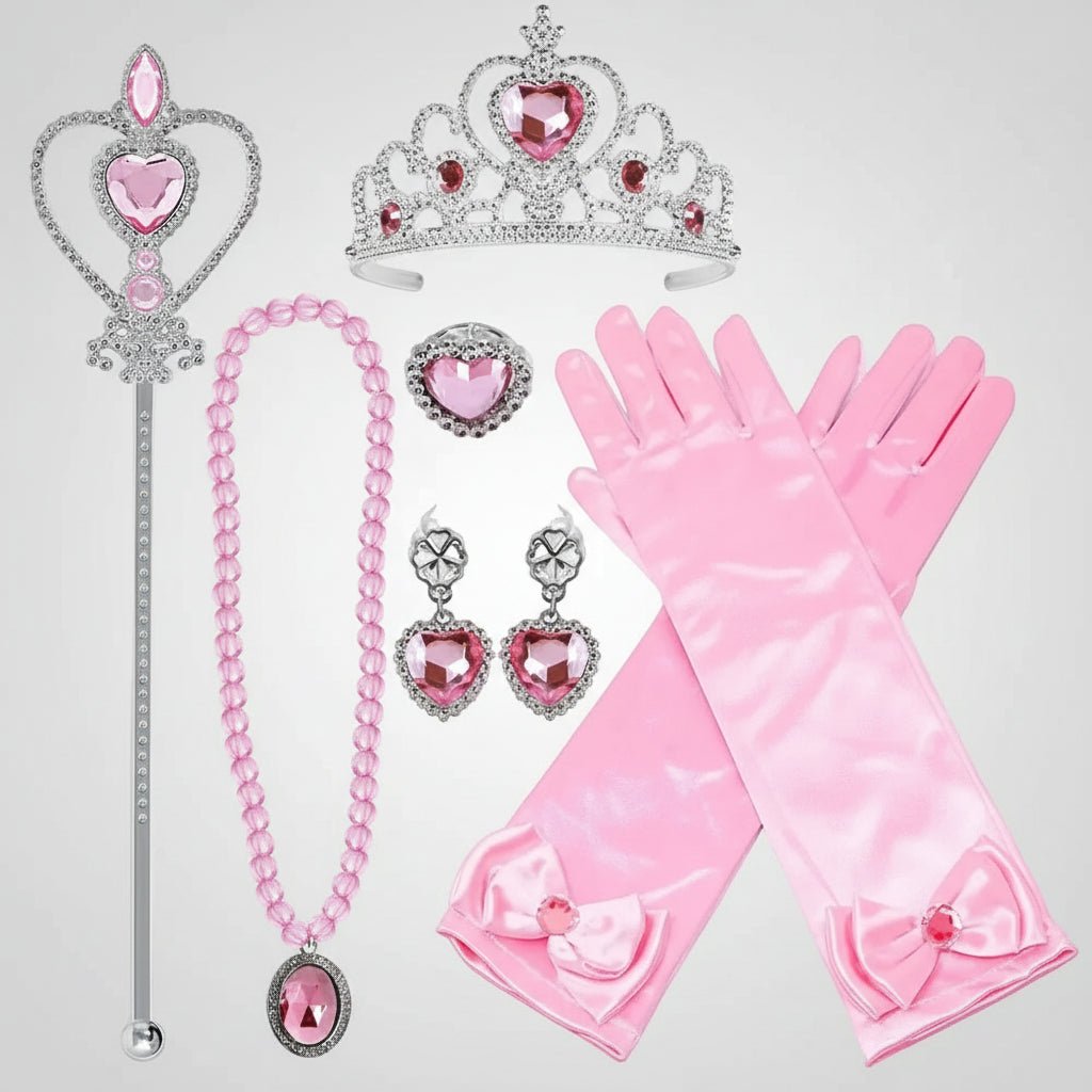 Children's Princess Costume Dress for Halloween and Cosplay featuring a magical design, available in multiple sizes for little girls. 4
