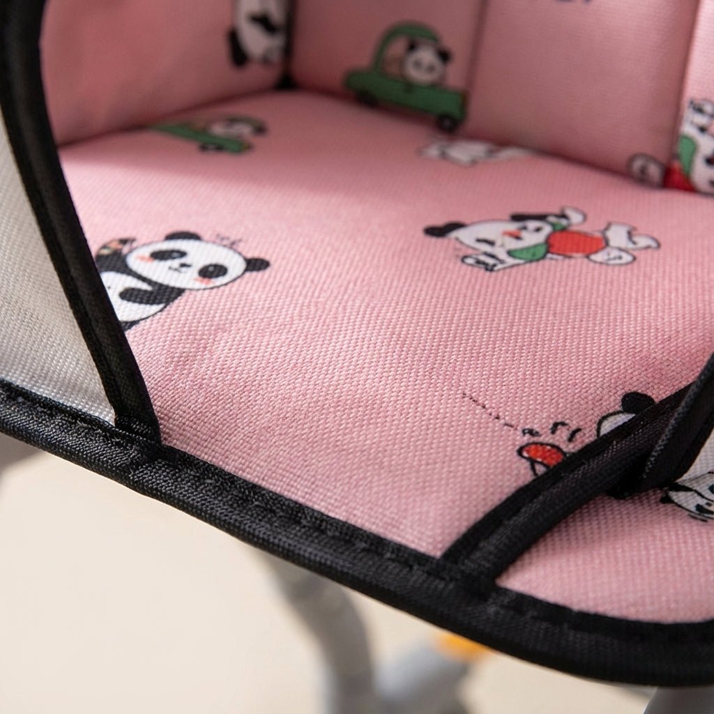 Children's ride-on suitcase featuring a durable, lightweight design, equipped with a comfortable seat and ample storage space for toys and travel essentials. 3