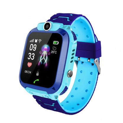 Children's smartwatch featuring GPS tracking, built-in camera, colorful design, and SOS safety button for enhanced safety and fun. 2