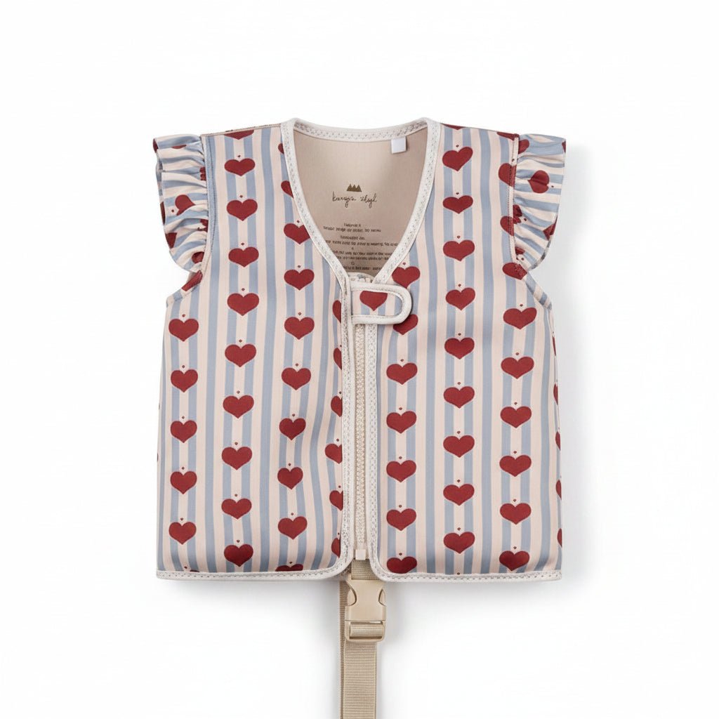 Children's Swim Vest with Adjustable Strap and Secure Closure, made of Neoprene and Polyester, designed for ages 2-5, providing safe float 2
