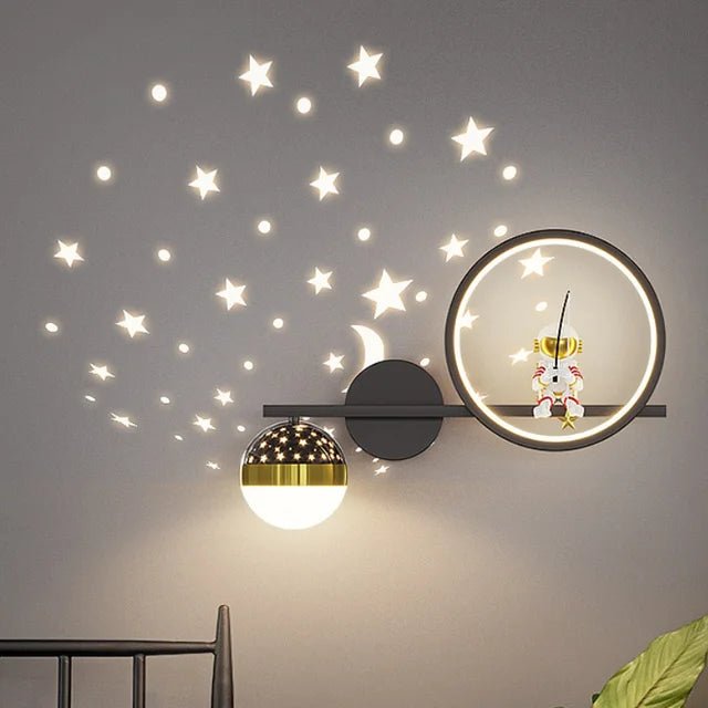 Children's wall lamp featuring soft lighting, designed for easy installation, made from safe materials suitable for nurseries and playrooms. 9