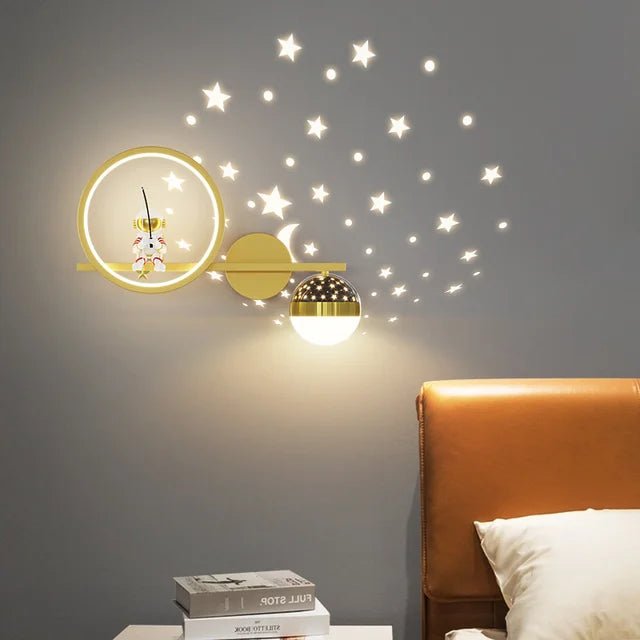 Children's wall lamp featuring soft lighting, designed for easy installation, made from safe materials suitable for nurseries and playrooms. 7