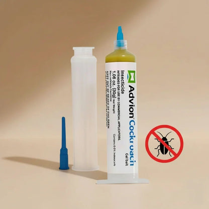 Cockroach Control Gel Syringe with Indoxacarb, effective indoor pest eliminator for treating roach infestations, featuring an easy-to-use applic 0