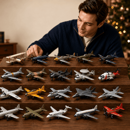 Collectible Aircraft Advent Calendar with 24 Miniatures