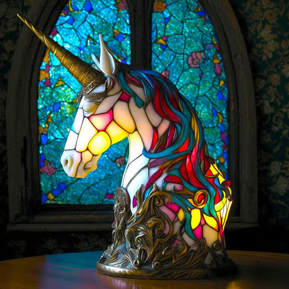 Colorful Animal Night Lamp featuring a beautiful stained glass design, perfect for creating a cozy home ambiance as a decorative night light. 11