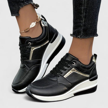 Comfort shoes featuring enhanced arch support and a shock-absorbing sole, ideal for all-day standing and providing superior comfort and stability. 1