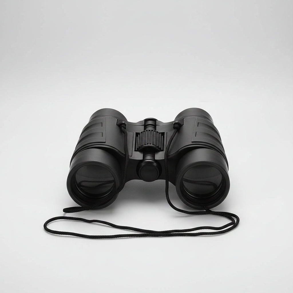Compact binoculars 4x30 with center focus, featuring a lightweight, rubber-coated design ideal for bird watching and outdoor activities. 1