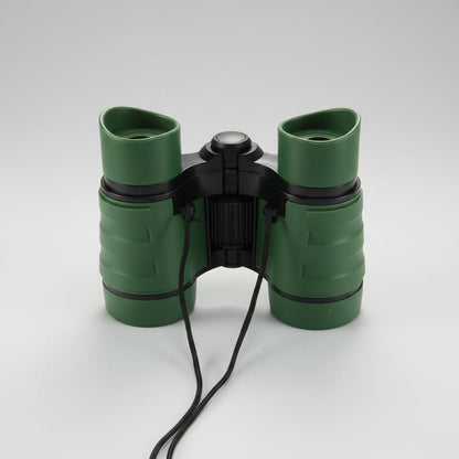 Compact binoculars 4x30 with center focus, featuring a lightweight, rubber-coated design ideal for bird watching and outdoor activities. 5