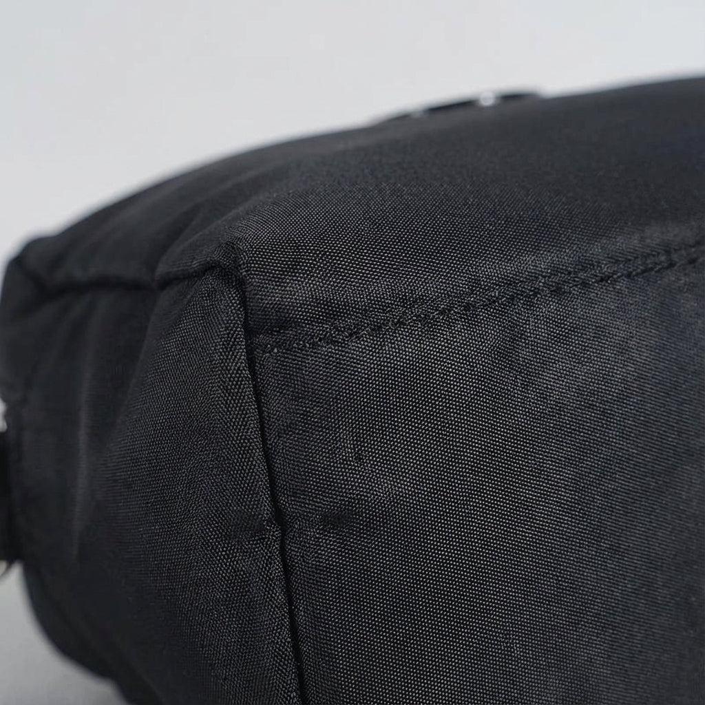 Compact Crossbody Bag with Water-Repellent Nylon and Adjustable Strap – Black Travel Bag for Women 2