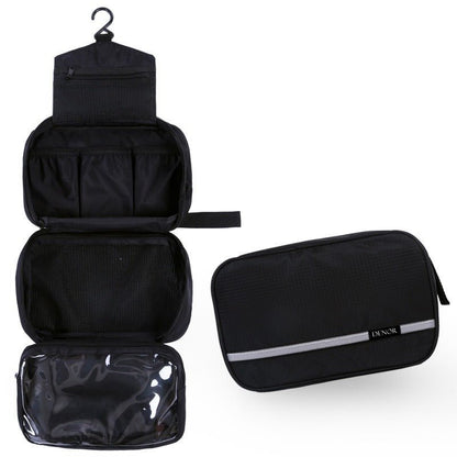 Compact Hanging Toiletry Bag for Travel with Space-Saving Design – Durable Fabric, Multiple Pockets, 25.5 x 15 x 10 cm 0