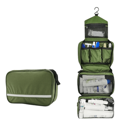 Compact Hanging Toiletry Bag for Travel with Space-Saving Design – Durable Fabric, Multiple Pockets, 25.5 x 15 x 10 cm 11