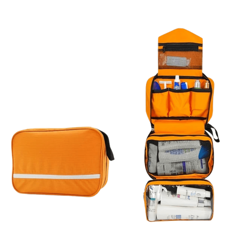 Compact Hanging Toiletry Bag for Travel with Space-Saving Design – Durable Fabric, Multiple Pockets, 25.5 x 15 x 10 cm 9