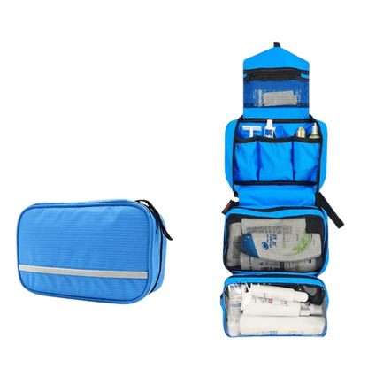 Compact Hanging Toiletry Bag for Travel with Space-Saving Design – Durable Fabric, Multiple Pockets, 25.5 x 15 x 10 cm 10