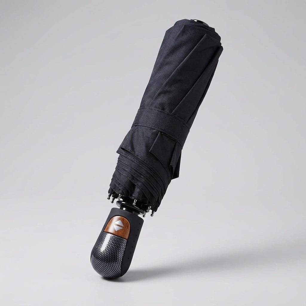 Compact Travel Umbrella with Wind-Resistant 9-Rib Frame and 99 cm Canopy – Lightweight Portable Design 1