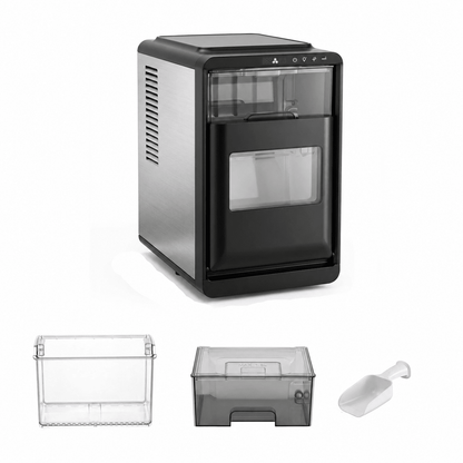 Countertop Ice Maker Machine with Adjustable Thickness