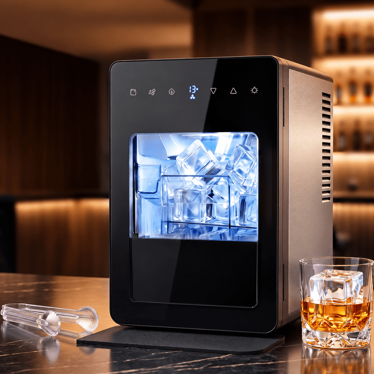 Countertop Ice Maker Machine with Dual Ice Modes