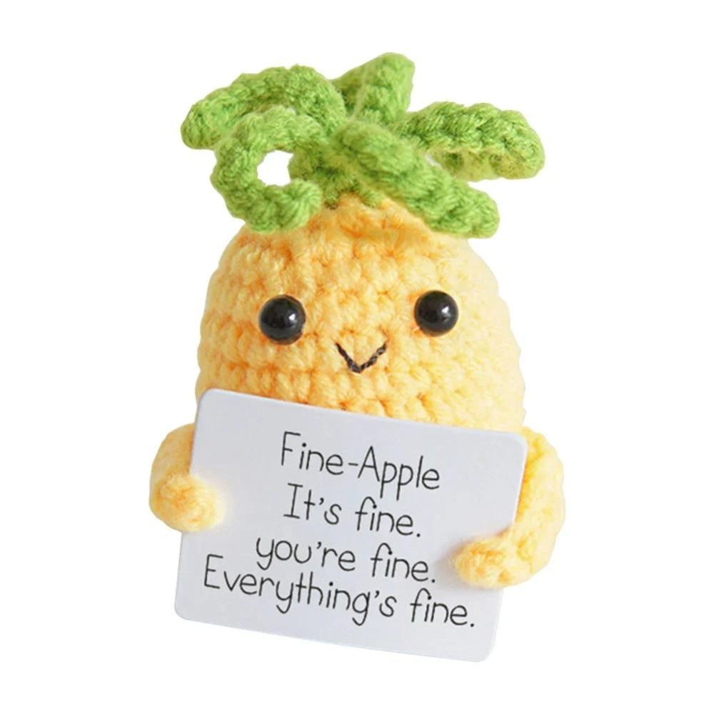 Handmade crocheted character toy, colorful plush design perfect for comforting and playful experiences. 6