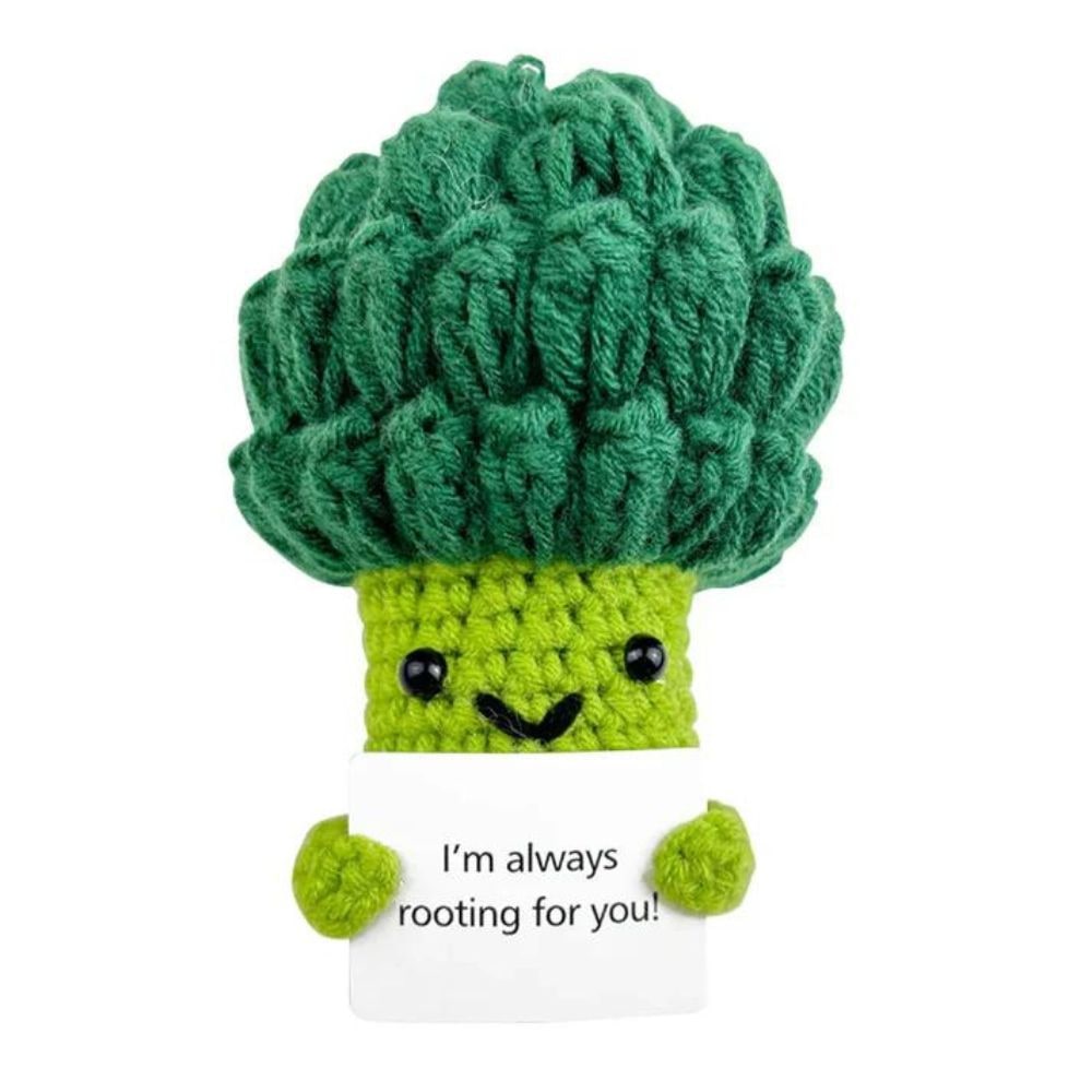 Handmade crocheted character toy, colorful plush design perfect for comforting and playful experiences. 2