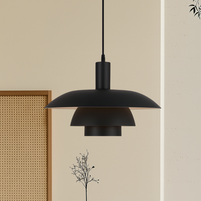 Danish style pendant lamp with integrated dimmable LED, available in 29cm and 39cm diameter, designed for kitchen islands with a sleek 11