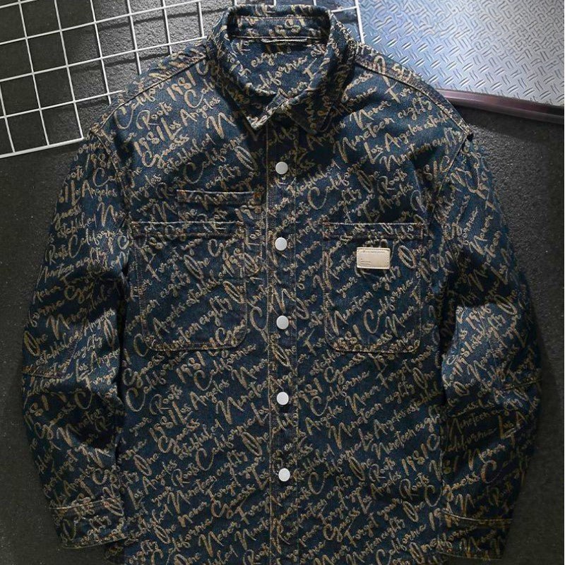 Denim jacket featuring intricate embroidery and a comfortable fit, perfect for stylish casual wear. 2