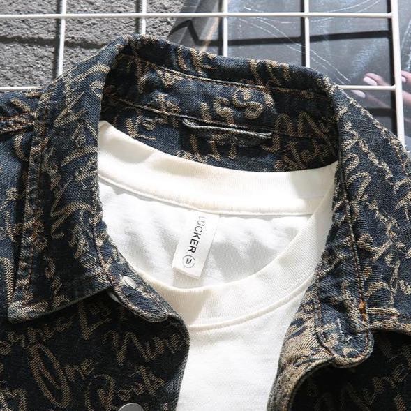 Denim jacket featuring intricate embroidery and a comfortable fit, perfect for stylish casual wear. 5