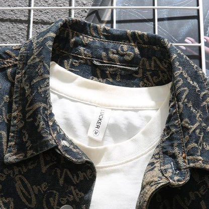 Denim jacket featuring intricate embroidery and a comfortable fit, perfect for stylish casual wear. 5